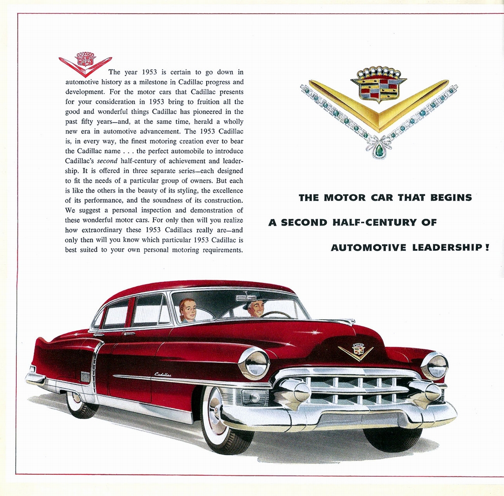 1953 Cadillac Brochure Page 9